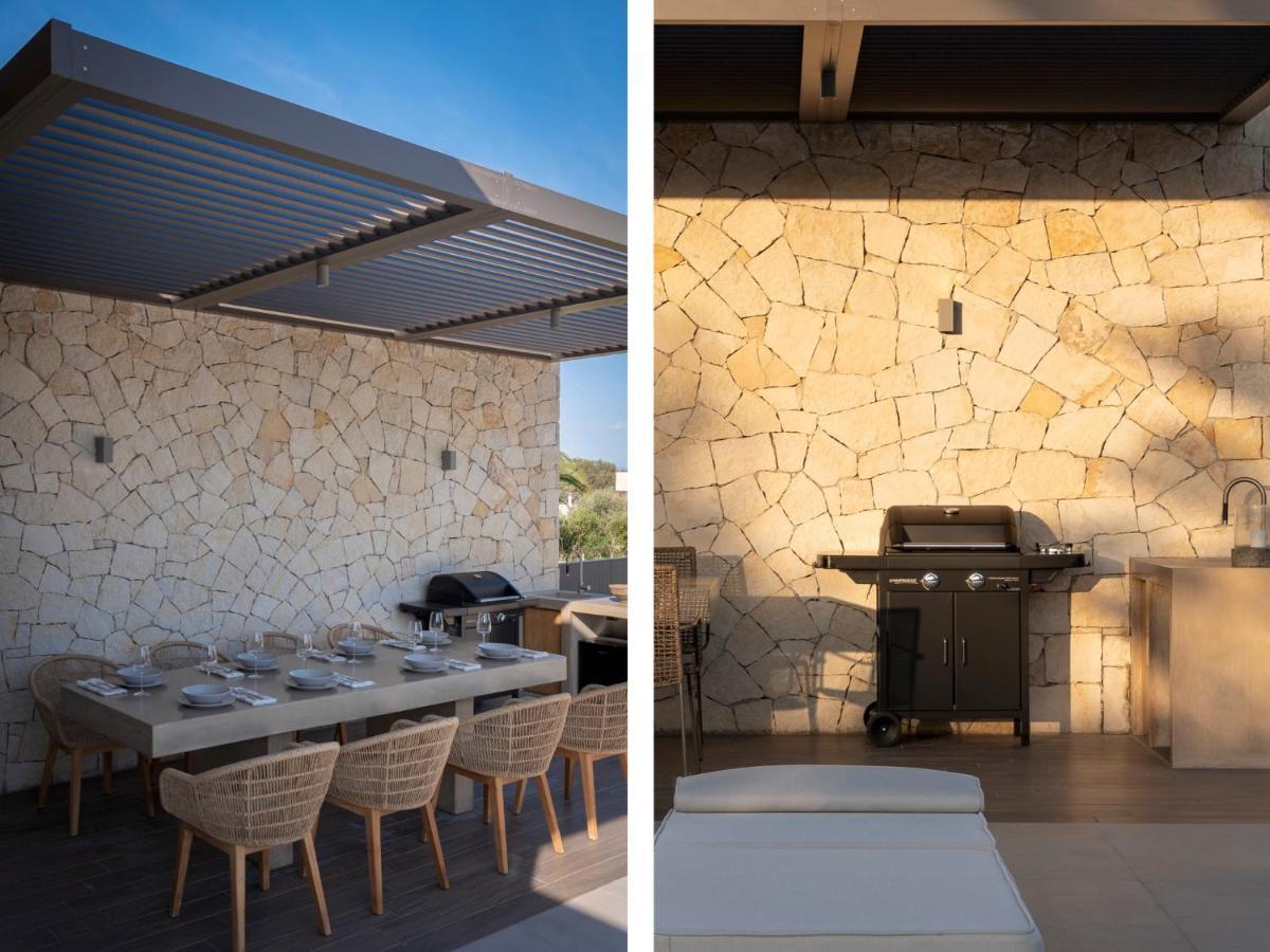 Athina Luxury Villa, With Pool & Walk To The Beach, By Thinkvilla Chania  Ngoại thất bức ảnh