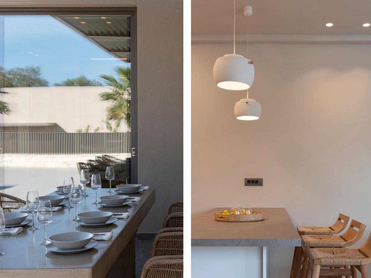 Athina Luxury Villa, With Pool & Walk To The Beach, By Thinkvilla Chania  Ngoại thất bức ảnh